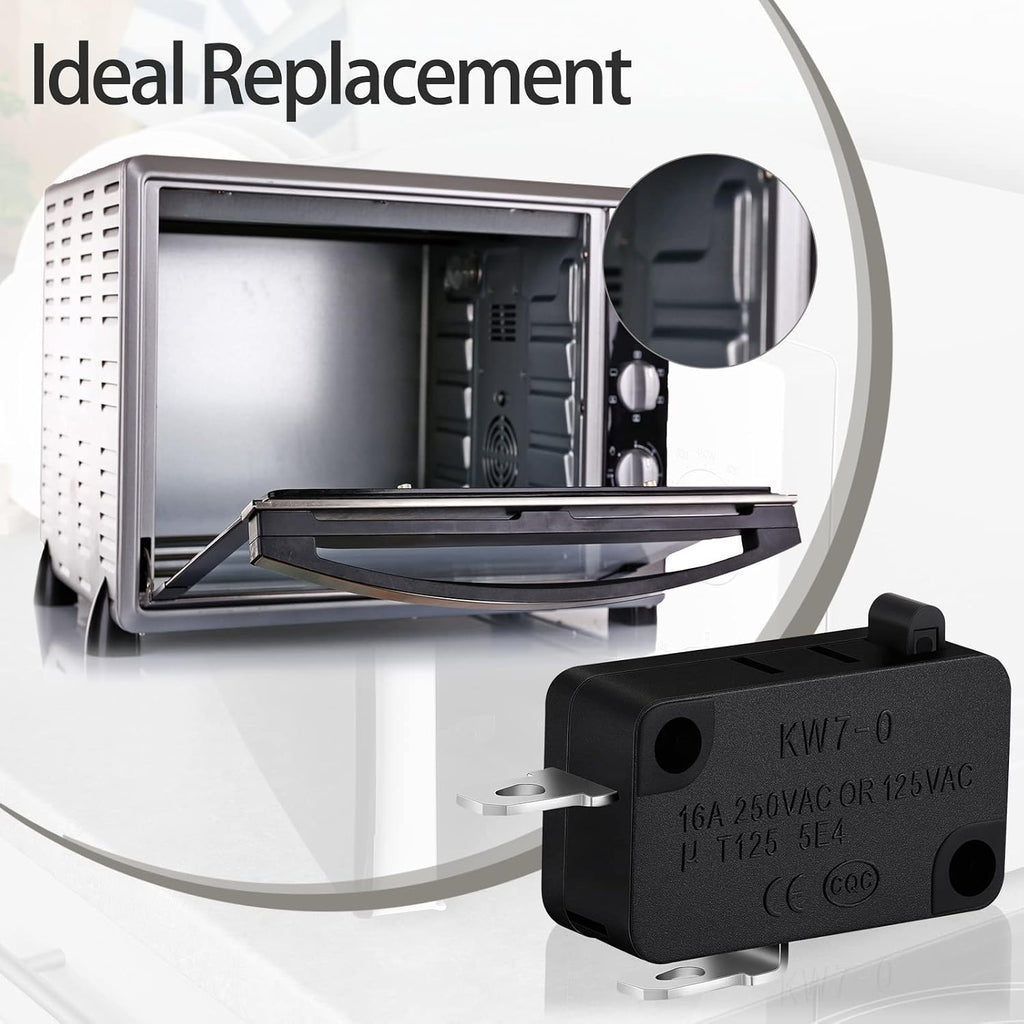 Weewooday 12 Pcs Microwave Oven Door Switch Replacement Part