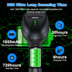 2D Wireless Barcode Scanner with Auto-Sensing Stand,Putting on Stand to Scan Automatically Sense Scanning Barcode