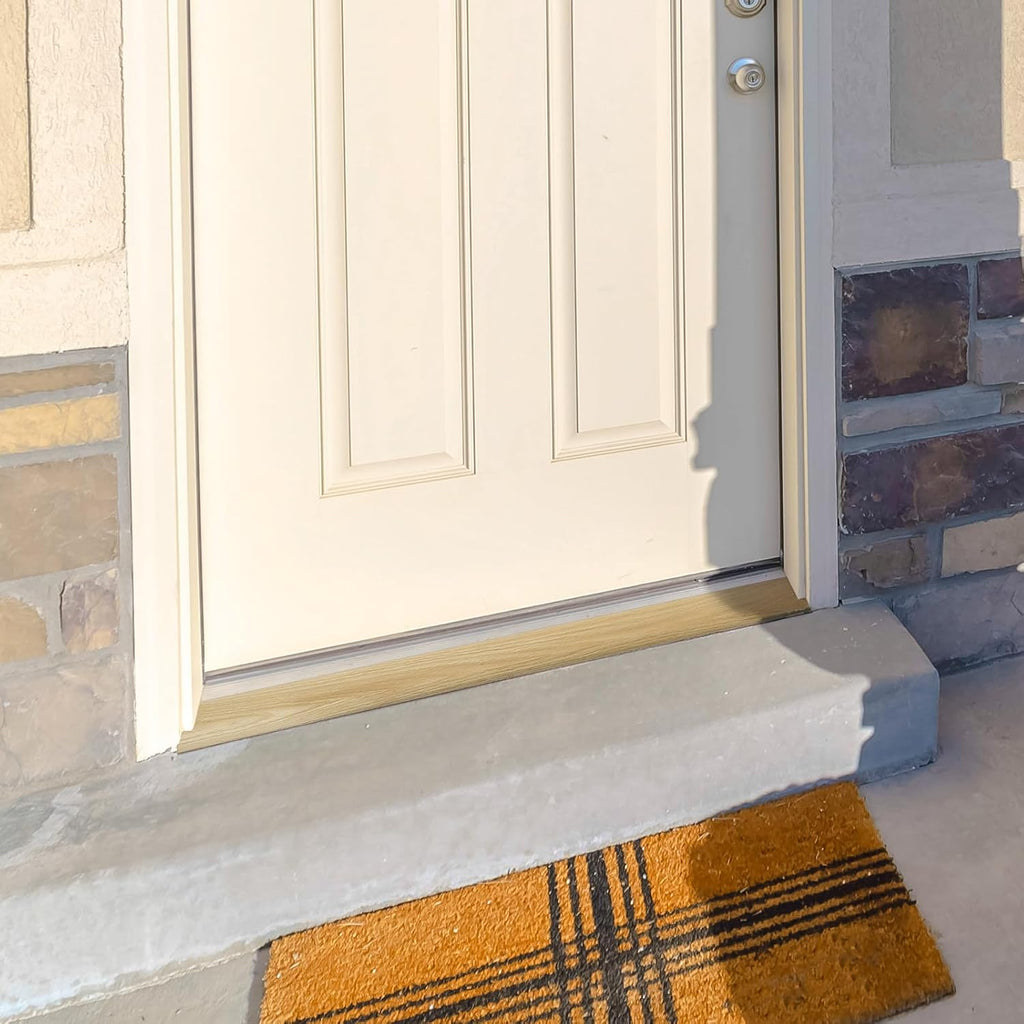 2" Solid Red Oak T-molding 3/4" High Unfinished T Molding Floor Transition Strip, 3 FT Long Wood Threshold Doorways