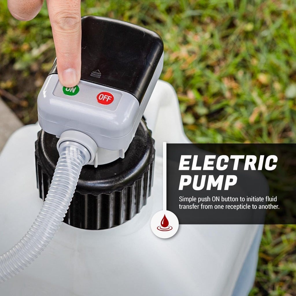 TERA PUMP Battery Powered Chemical Resistant Fuel Transfer Pump