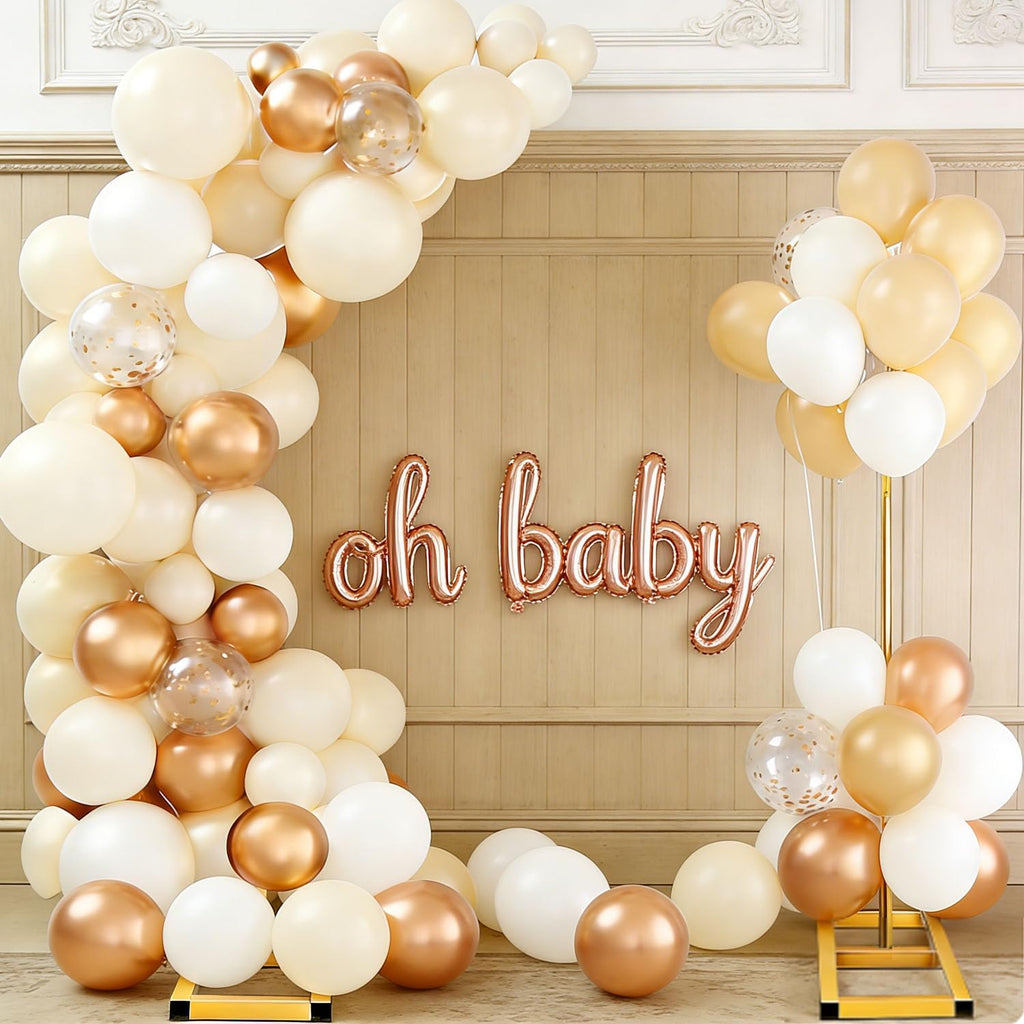 Square Balloon Arch Stand 6.6FT Metal Party Backdrop Stand 2-in-1 Dual-use