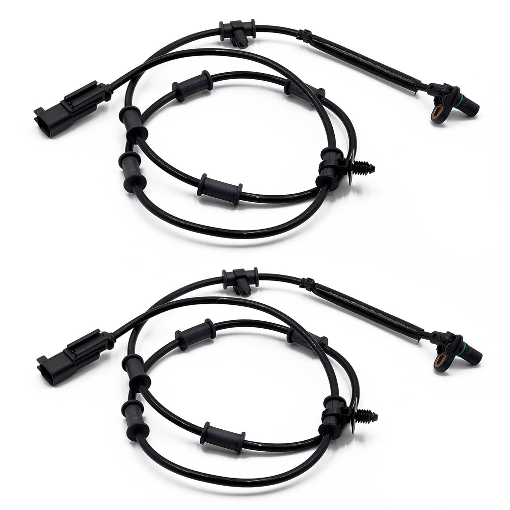 2Pcs Front Left and Right ABS Wheel Speed Sensor Compatible with Dodge 2009