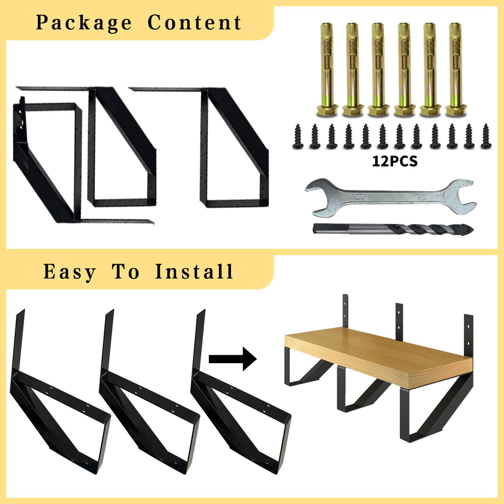 1 Step Metal Stair Step Steel Riser Stringers for 12.0" Height Deck, 3Packs