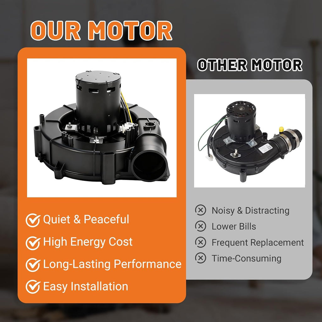 A249 Blower Motor for Lennox Draft Inducer 702112686 702113118 702113212 103618-03 103618-01 Replacement for Fasco A249 Motor 115V 3200 RPM, HVAC Furnace, 2 Year Worry-Free
