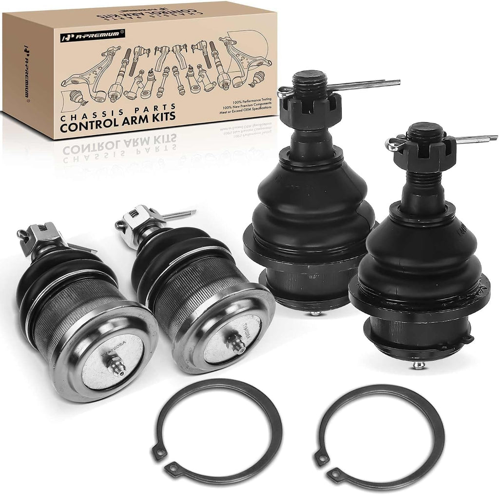 A-Premium Front Upper & Lower Ball Joint Kit, Compatible with Ford, Lincoln