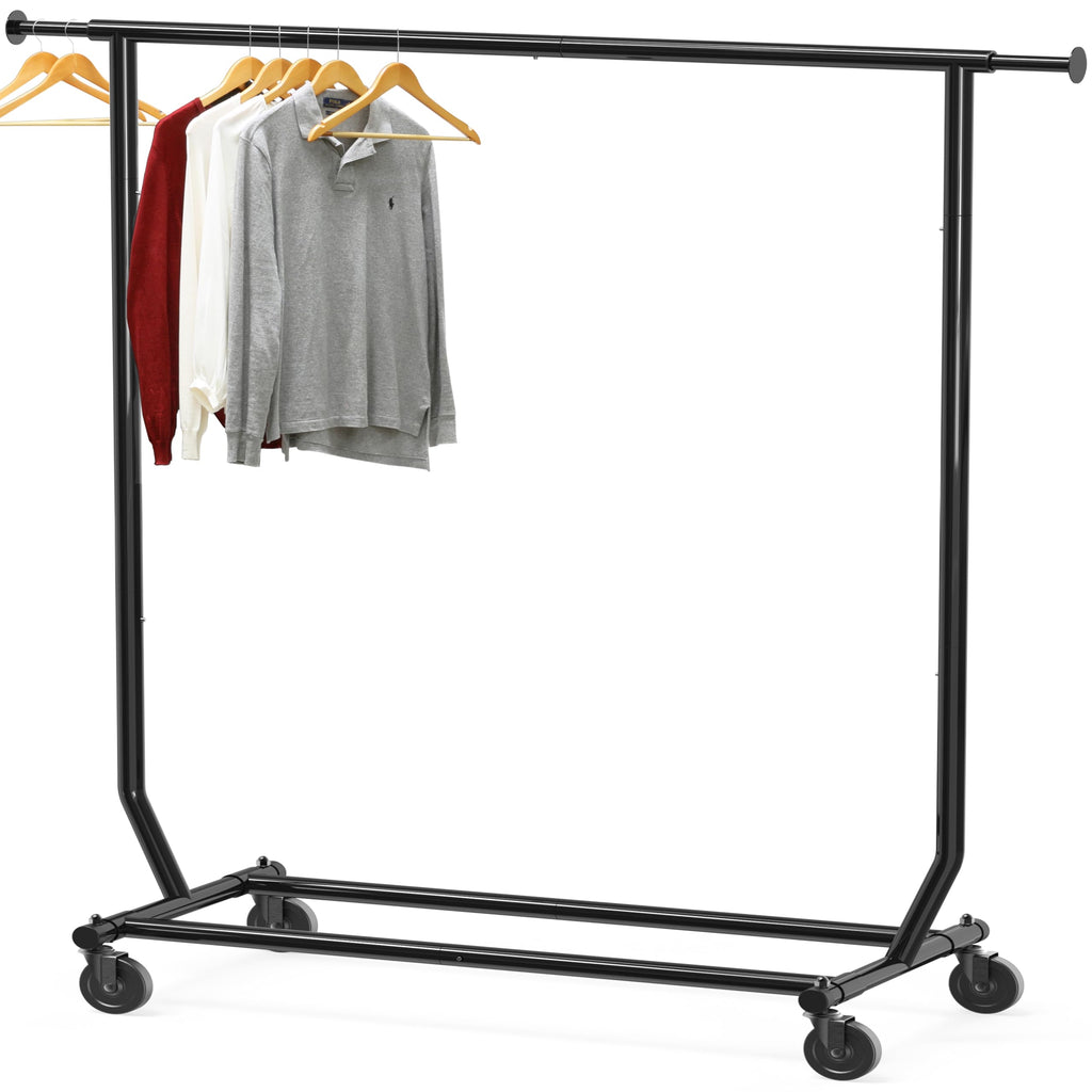 Supreme Commercial Grade Clothing Garment Rack, Black