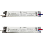 T8 Electronic Ballast, 120V, 1 Lamp,Rapid Start, 2 Pack UL Listed