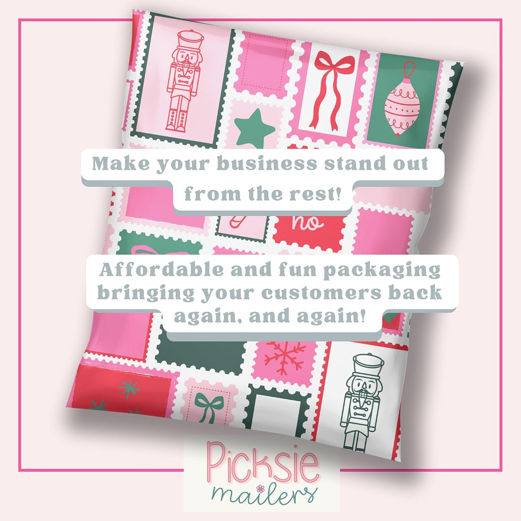 Christmas Poly Mailer Polybag Packaging Cute Shipping Bags