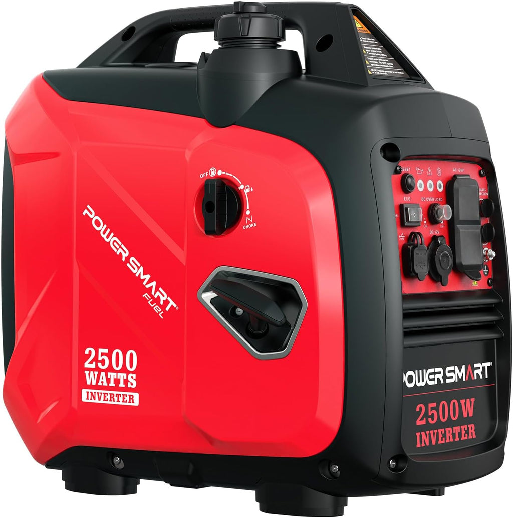 2500 Watt Portable Inverter Generator with Quiet Technology | Super Quiet 59dBA; Eco mode; Parallel Ready; Long