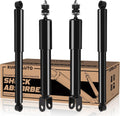 KUIPERAUTO Front and Rear Complete Shock Absorbers Struts Assembly Set 344381 344384 37178 Compatible for 2002-2006 Chevy Tahoe Avalanche Suburban/GMC Yukon Yukon XL Shocks strut Replacement 4PCS