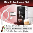 10 Sets Milk Tube Hose Set Compatible with JURA Automatic Coffee Machine