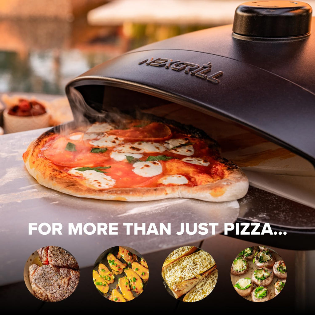 Tabletop Ora 12" Propane Gas Pizza Oven Cooker with Foldable Leg