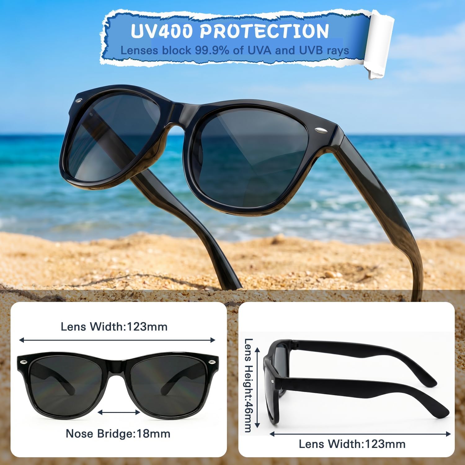 Kids Sunglasses Polarized UV400 for Toddlers Boys Girls Age 2-8 | Kids Sunglasses Polarized Age 2-8 UV400 Baby Boys