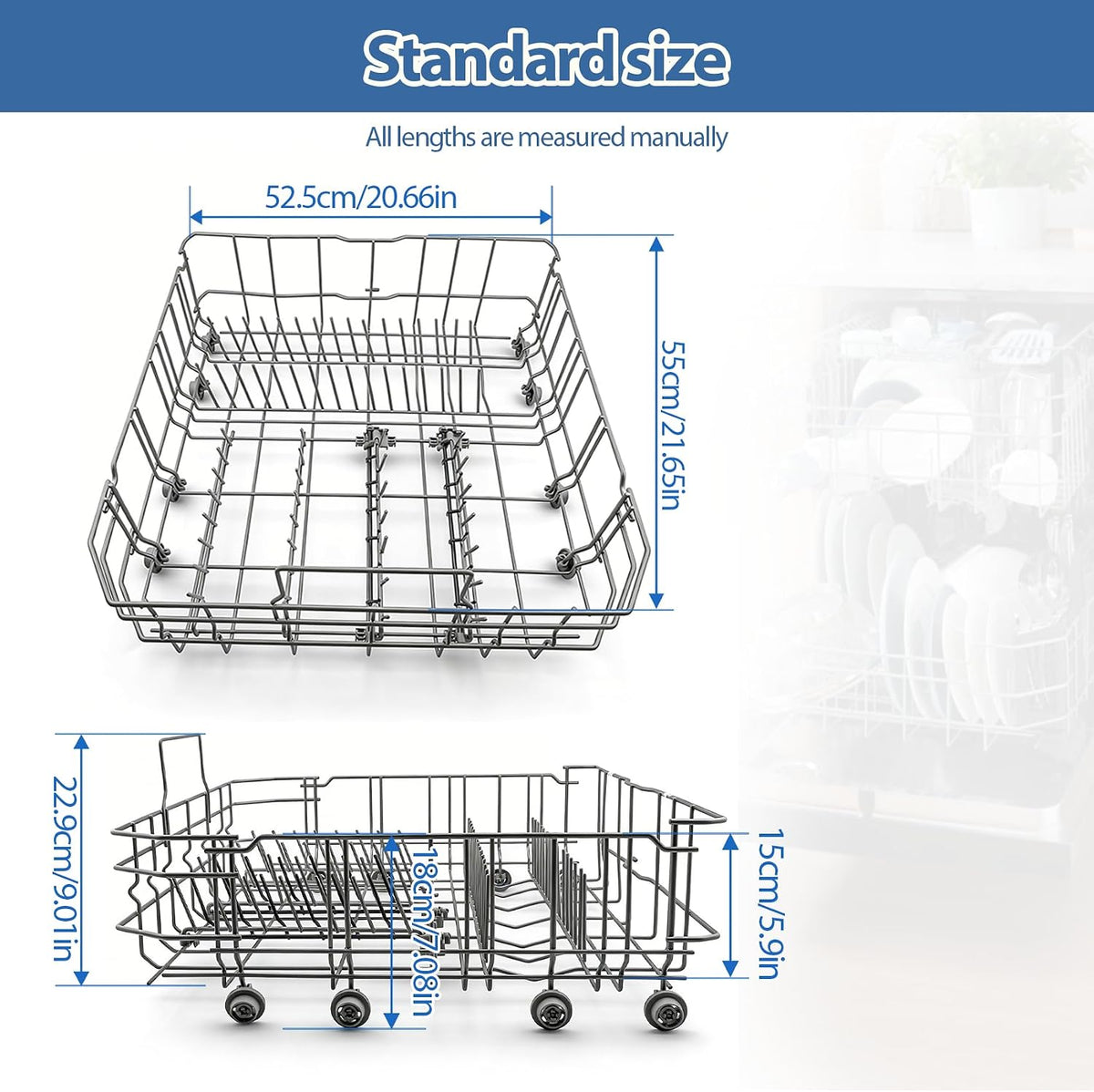20000533 20007189 Dishwasher lower dishrack Assembly for bosch thermador