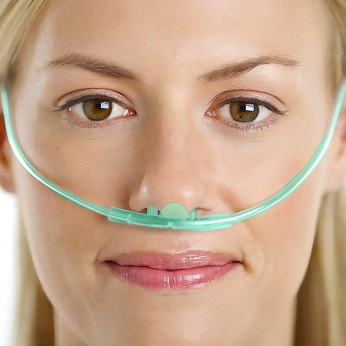 YONCOZY Soft Nasal Oxygen Cannula for Adult (5 Pack) - 7 Feet, Standard Connector, Kink Resistant, Lightweight Tubing for Comfortable Oxygen Delivery, White