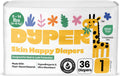 Baby Diapers Size 1 (36 Count) - Plant Based Disposable Diapers for Day and Overnight Premium Leak Protection