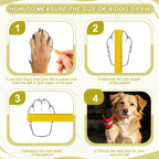 Dog Boots Paw Protector Reflective Adjustable Non Slip Mesh 4Pcs