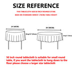Black Sequin Tablecloth, Glitter Party Table Cover 50 Inch Round