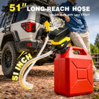 Keimi Cordless Electric Fuel Transfer Pump, Auto-Stop & Hand Trigger Nozzle