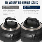 Pressure Cooker Lid Handle Replacement Compatible with Ninja Foodi Deluxe