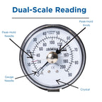 Jamar Hydraulic Hand Dynamometer, Grip Strength Tester, Training