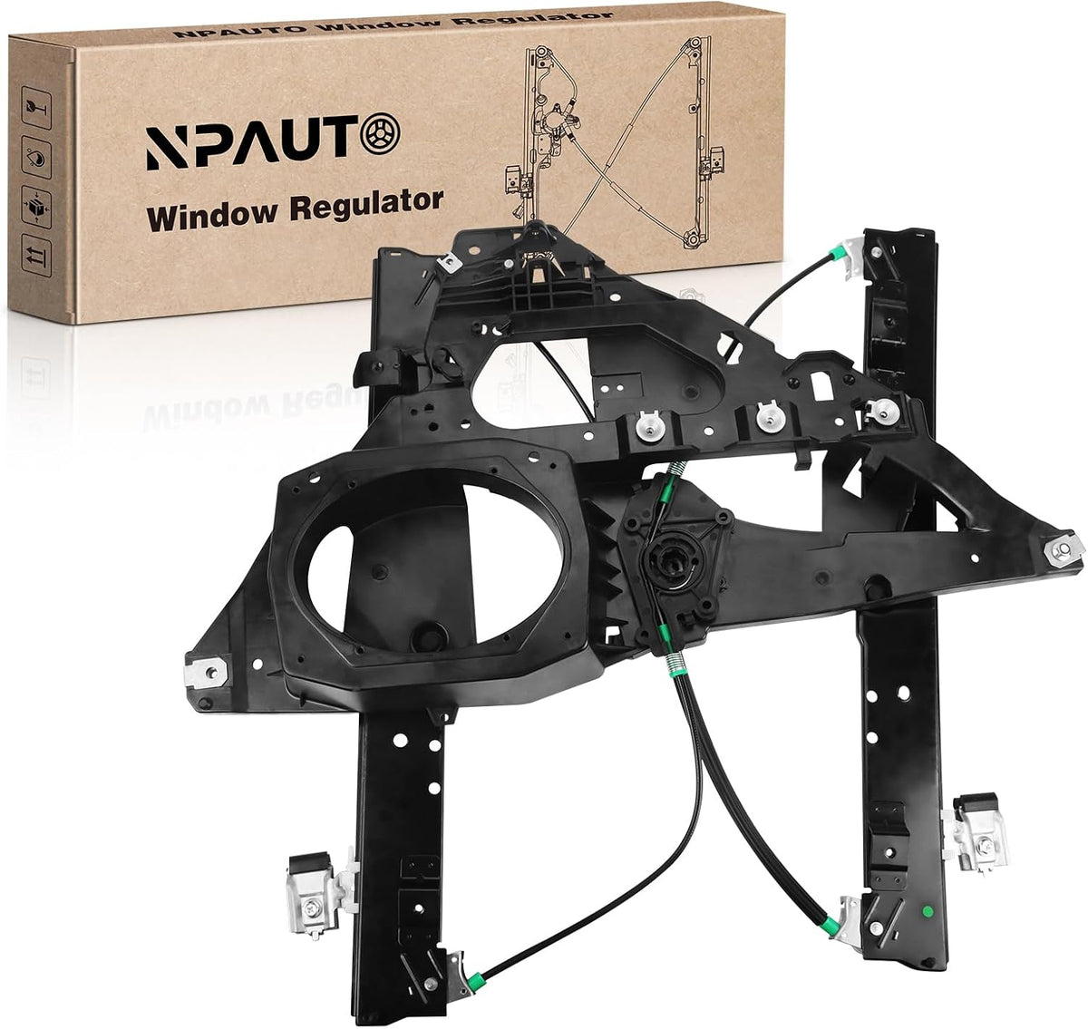 Front Right Power Window Regulator with Panel Without Motor for Expedition