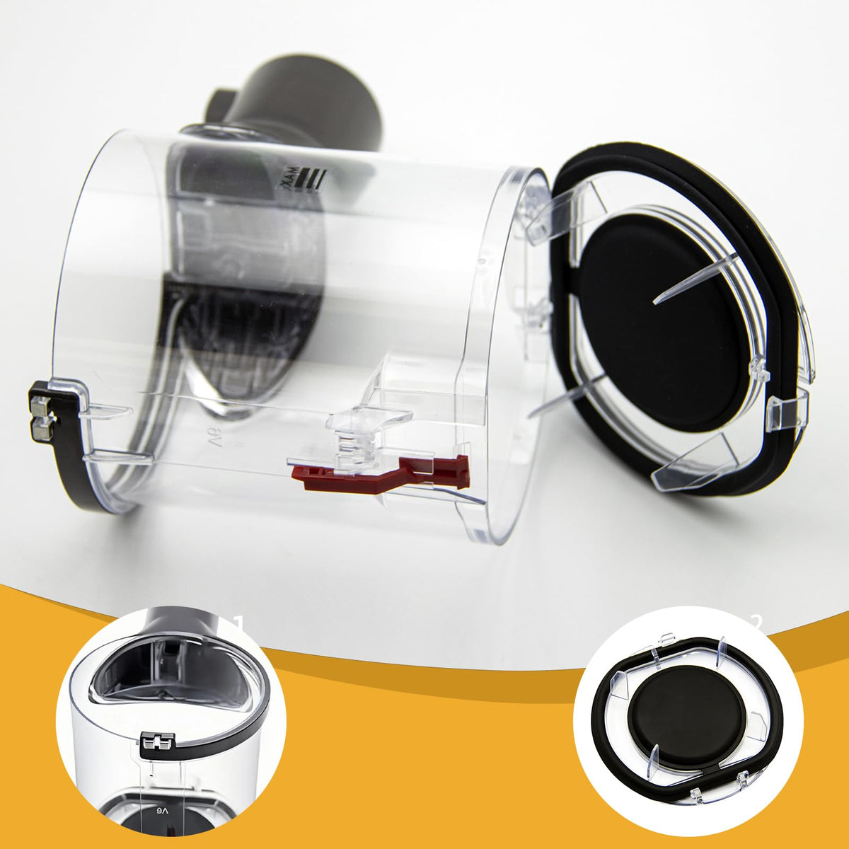 LunaMeet Dust Bin Replacement for Dyson V6 DC58 DC59 DC62 DC74 Vacuum
