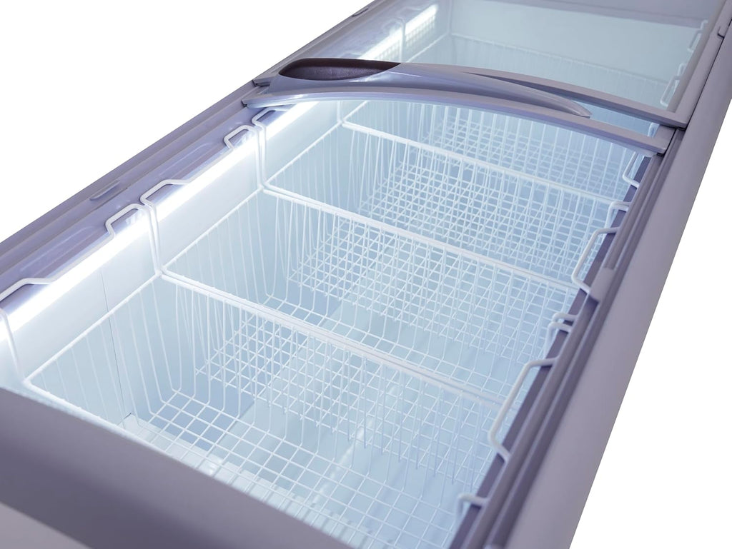 MCF-16C Commercial Ice Cream Freezer Display Case, 16 Cu. Ft, White