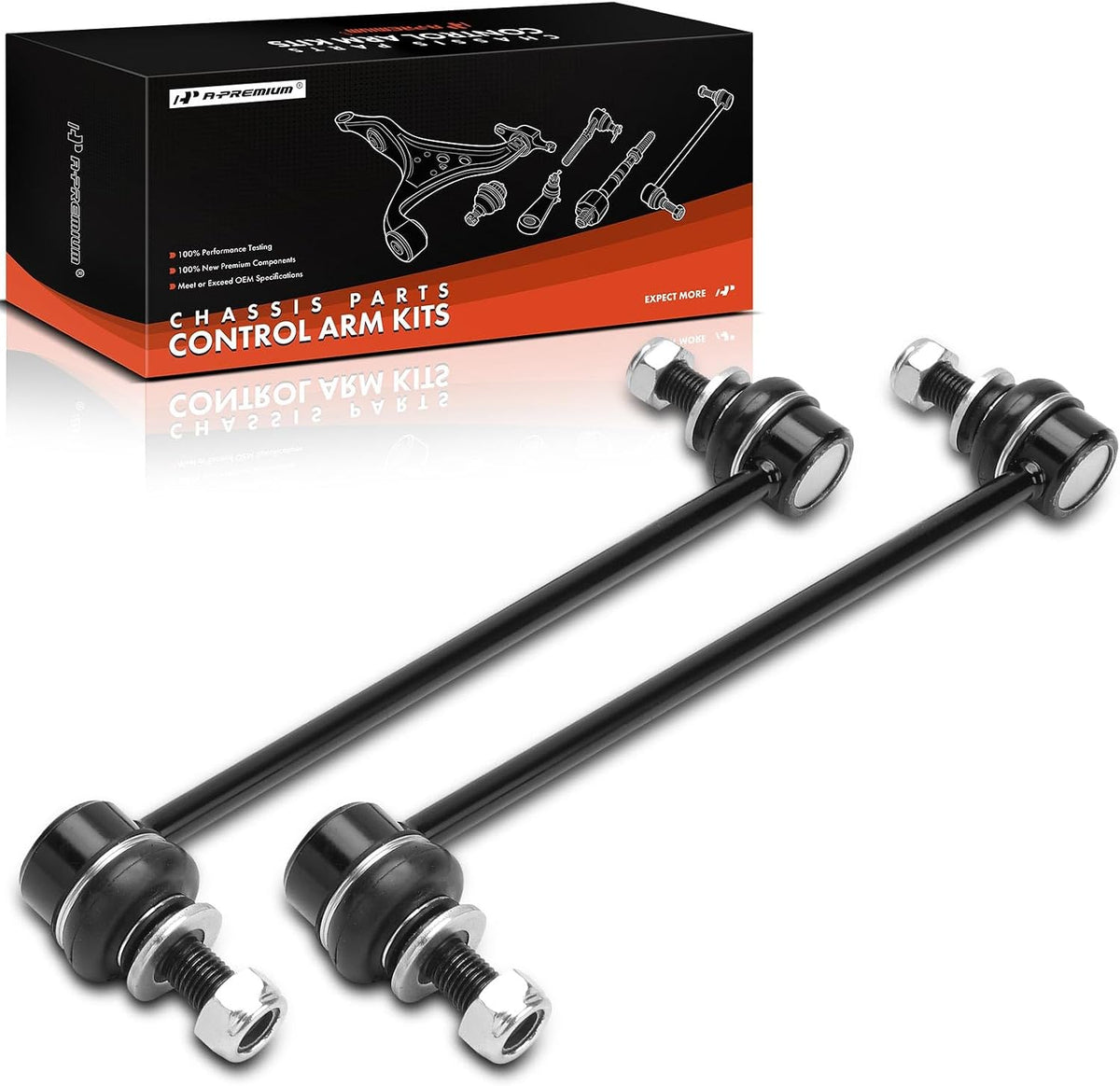 A-Premium Front Sway Bar Link Stabilizer Bar Link, Compatible with Toyota