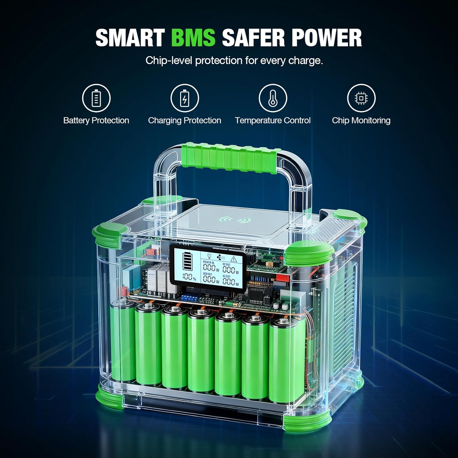 330W Portable Power Station 288.6Wh Solar Generator with USBC PD 60W, 120V Outlet Perfect for Camping, Outdoor Trips
