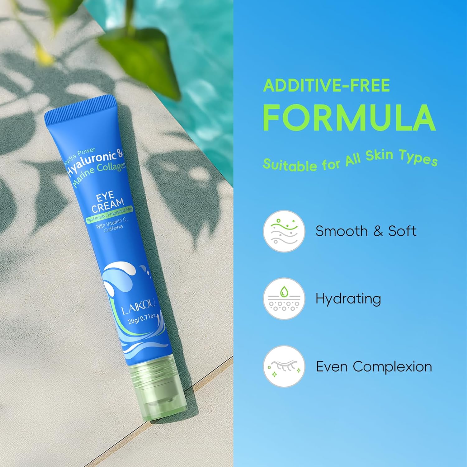 Hydra Power Skin Care Set - Hyaluronic & Marine Collagen Skin Care - Skin Care Kit with Facial Cleanser, Serum