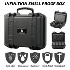 Smell Proof Box Large Airtight Storage Box with Lock
