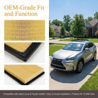 CA10741 Engine Air Filter Compatible with CT200h and NX300h