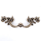 French Provincial Drawer Pulls - 6-Pack, Antique Brass, 2-1/2" Hole Centers, Vintage Shabby Chic Pulls for Dresser
