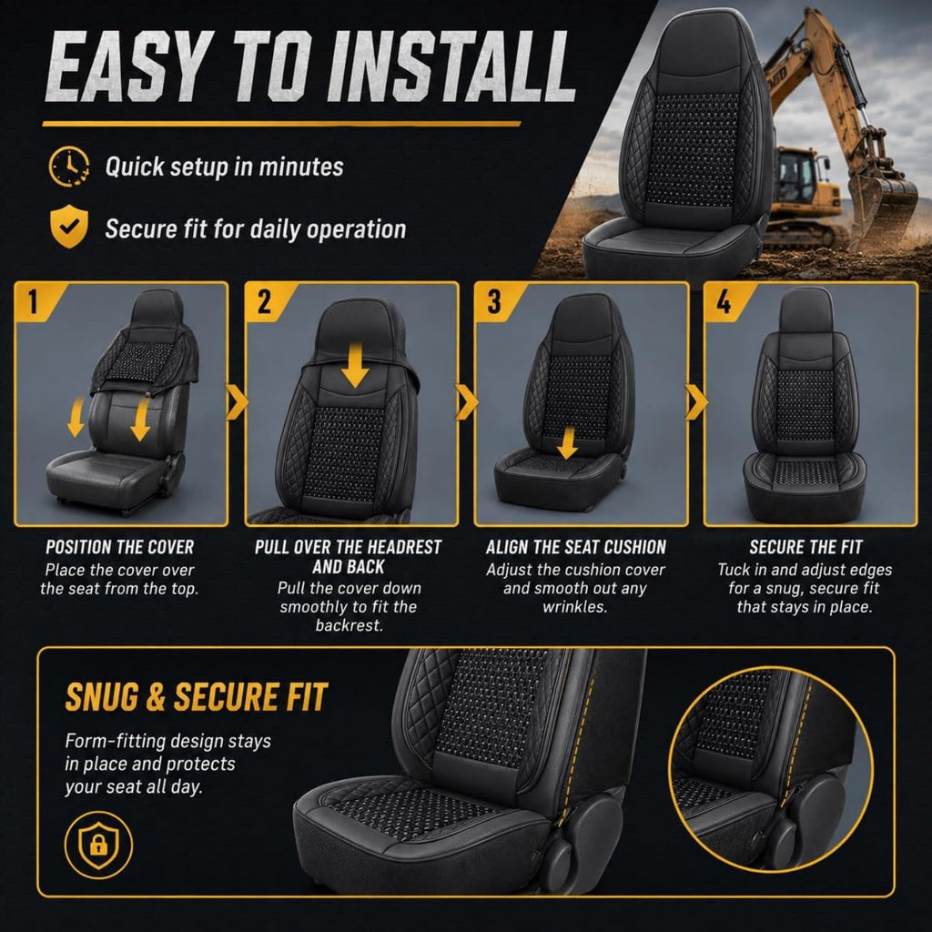 wanghongjin Tractor Seat Protector for Bobcat E26 Excavator 2022-2024