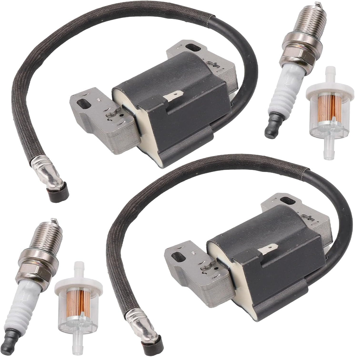 592846 Ignition Coil with Spark Plug for 799651 499447 404577 405577 405777 407777 40H777 445777 446977 40G777 543477, 12 58404S