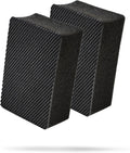 Adam's Clay Block (2pk) - Reusable Hybrid Clay Bar Sponges that Remove Embedded Residues Like Brake Dust, Paint