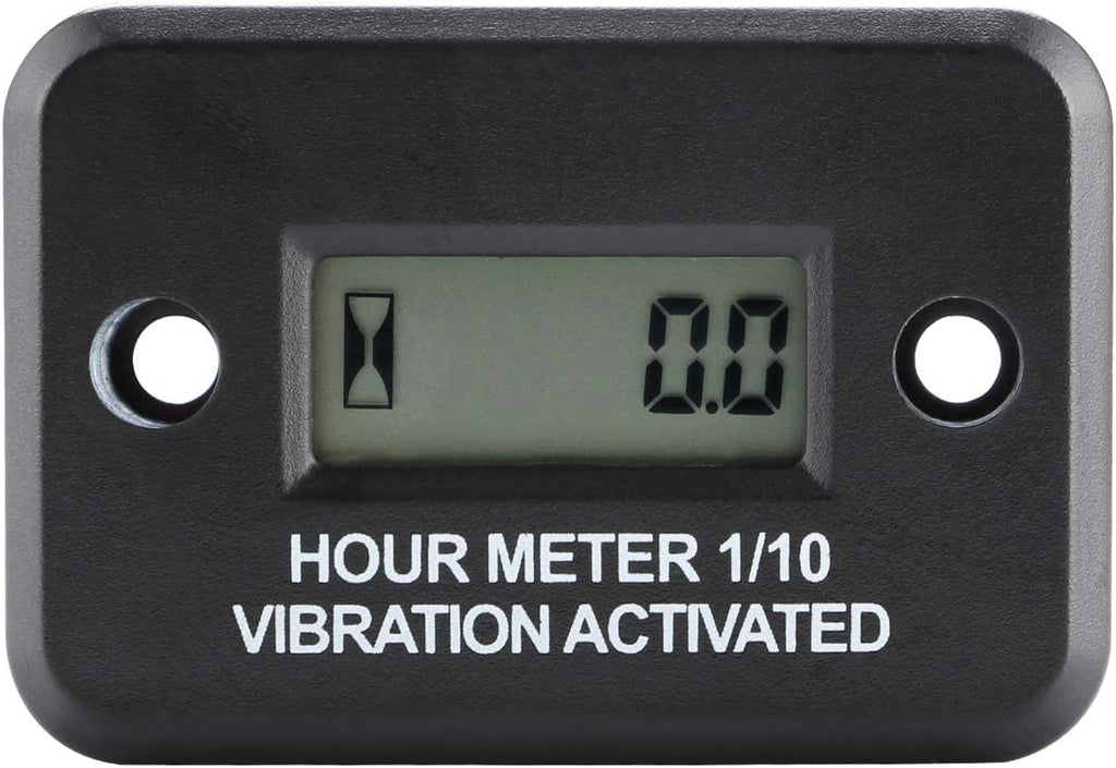 AIMILAR Vibration Hour Meter Gauge for Engine, Generator & Lawn Mower
