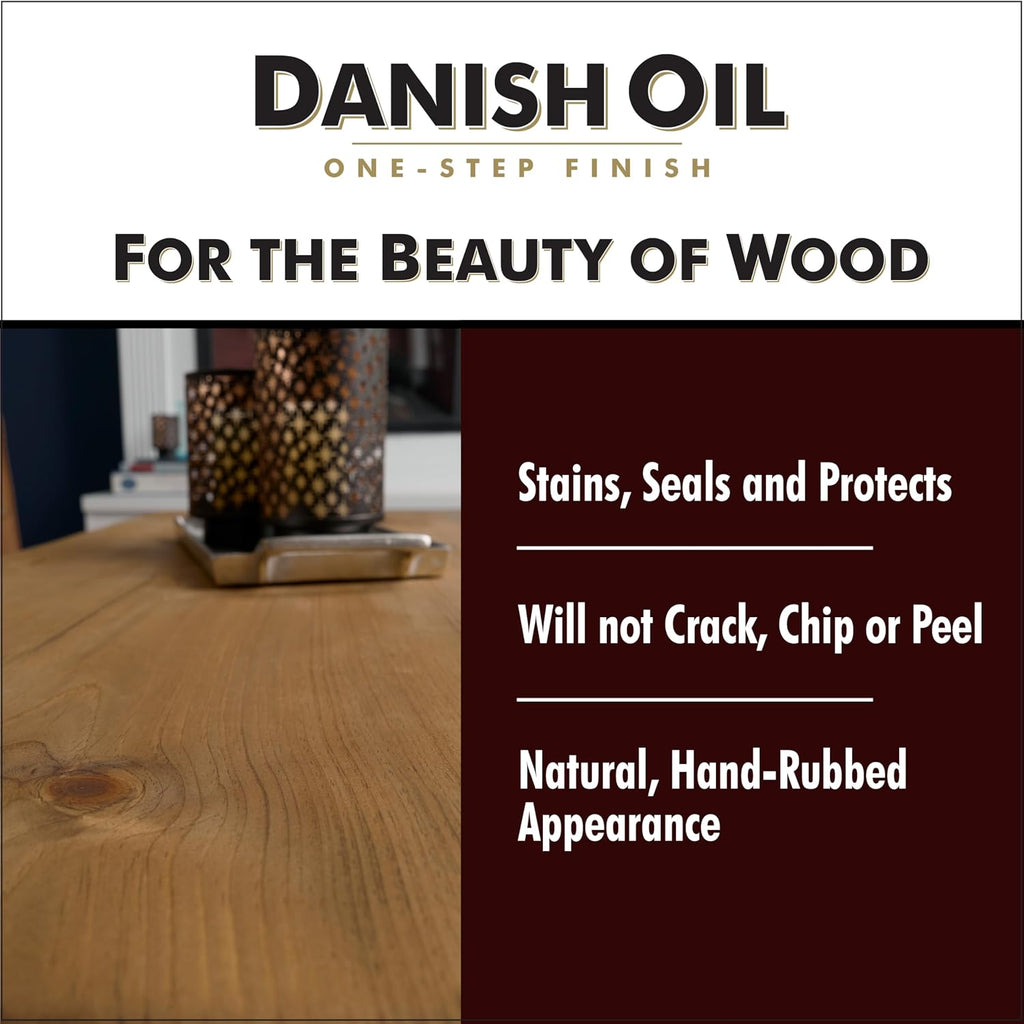 Dark Walnut Danish Oil Wood Finish