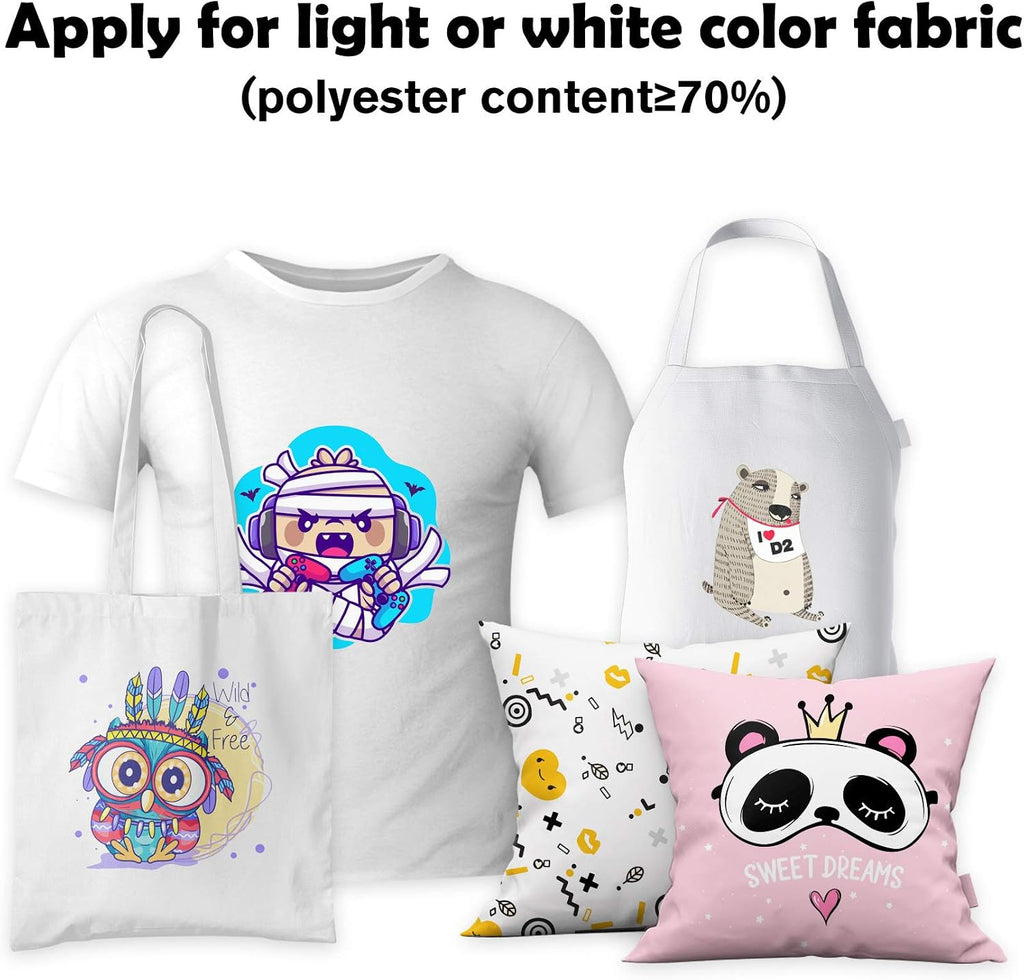 Sublimation Paper 4x9.5 Inch, 125gsm | 100 Sheets, Compatible with Inkjet Printer with Sublimation Ink