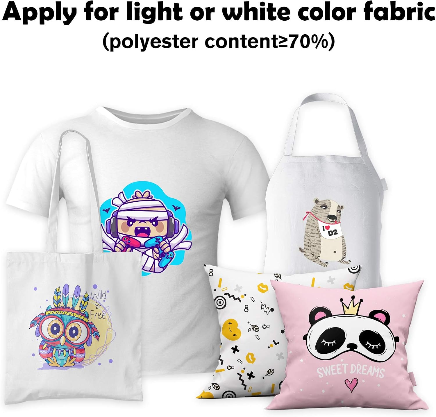 Sublimation Paper 4x9.5 Inch, 125gsm | 100 Sheets, Compatible with Inkjet Printer with Sublimation Ink