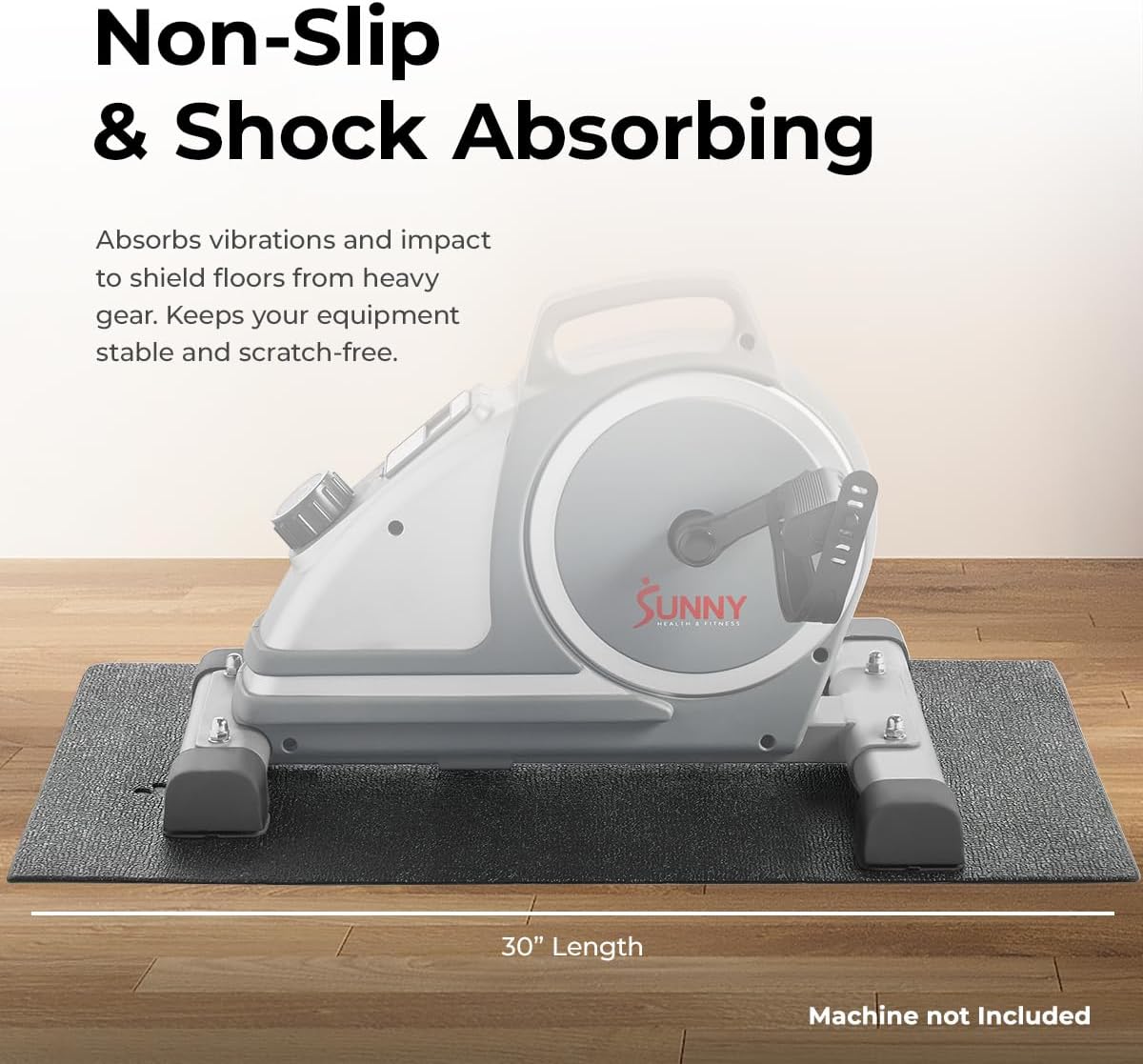 Equipment Mats, Home Gym Floor Protection, 4 Sizes