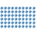 60PCS 2 Pin 5.08mm Pitch PCB Mount Screw Terminal Block Connectors Socket Strips 300V/ 16A KF301-2P Straight pins Electronic Circuit terminals
