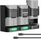 BASICS 3 Channel USB Camera Battery Charger for LP-E6 LP-E6N LP-E6NH LP-E6P, 36W PD Fast Charging Fully Charges 3