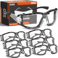 Safety Glasses for Men, ANSI Z87.1 Anti-Fog Impact Resistant Protective Eyewear, Foam Gasket, UV Protection