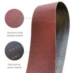 1x 30 Inch 80 Grit Sanding Belt | Premium Aluminum Oxide Sanding Belt | Premium Sander Sandpaper – 12 Pack