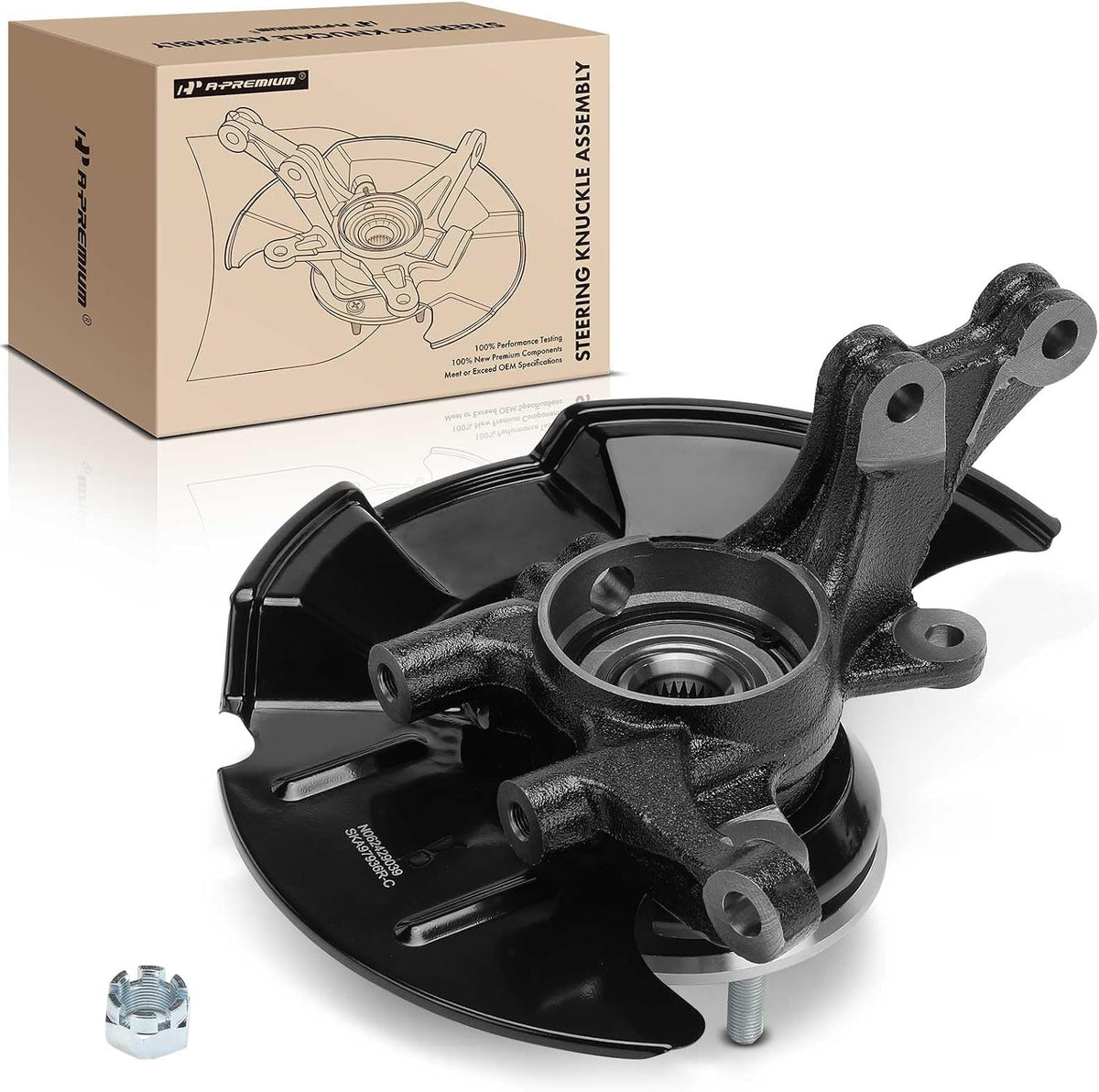 A-Premium Front Right Steering Knuckle & Wheel Bearing Hub Assembly