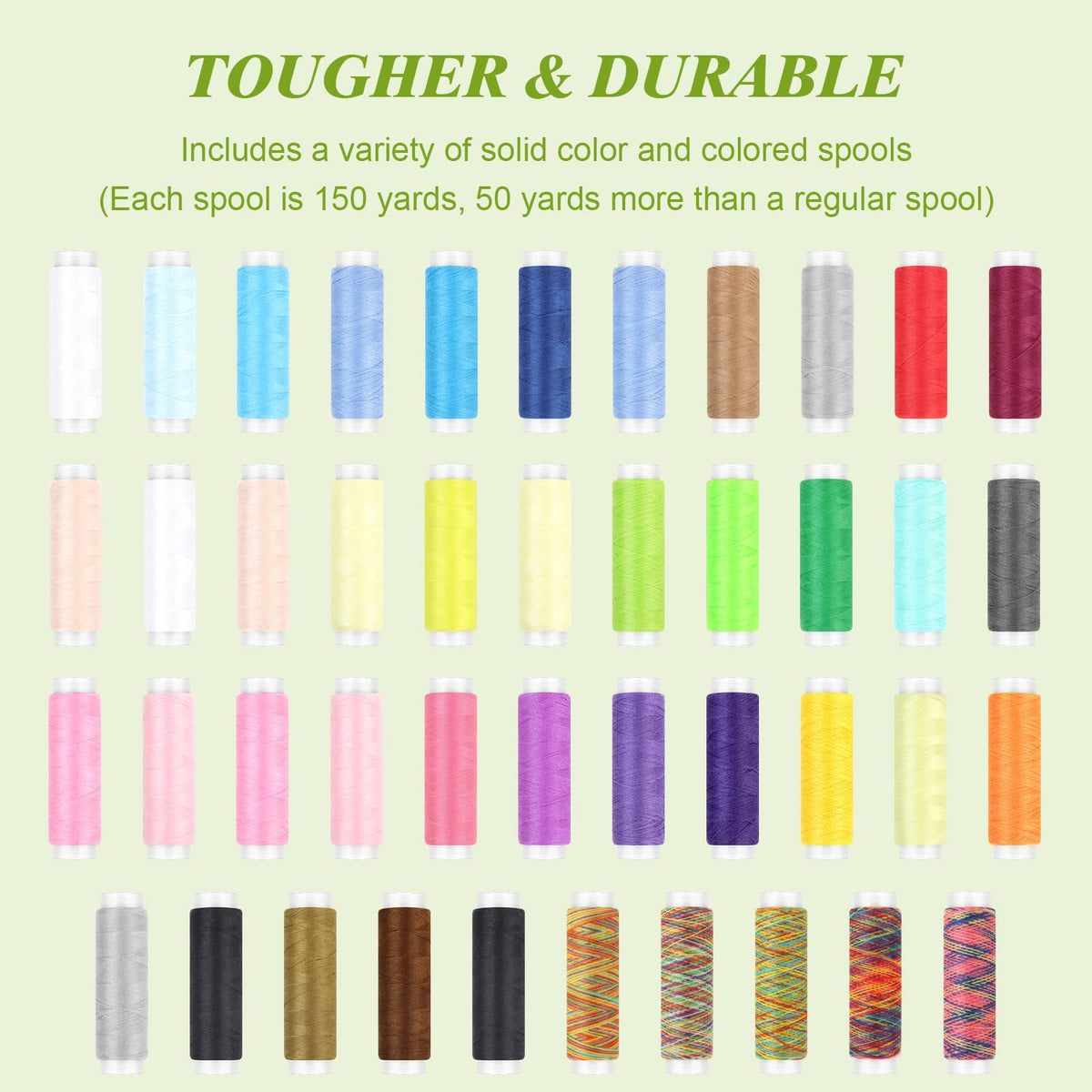 Sewing Kit for Adults, 265 Pcs Portable Needle and Thread Kit
