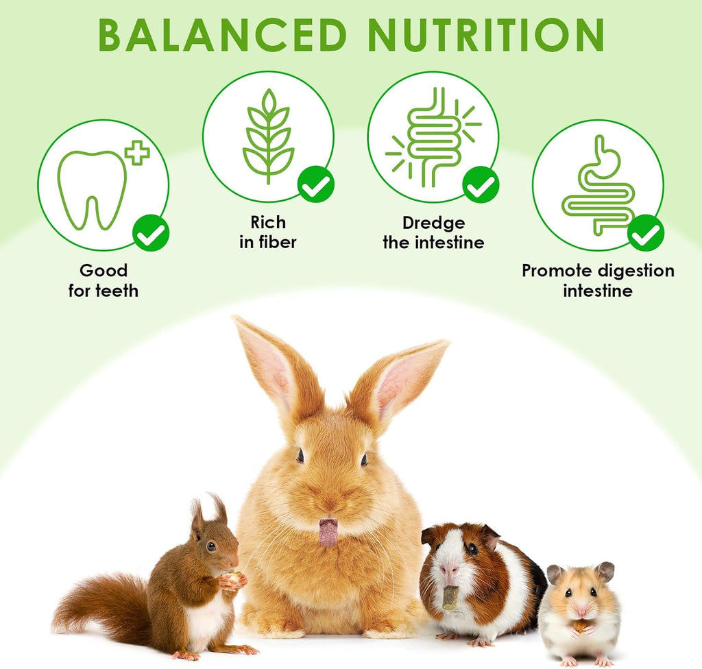 38Pcs Rabbit Chew Toys Timothy Hay Sticks, Guinea Pig Toys for Teeth Natural Molar Sticks Rabbits Treats for Bunnies