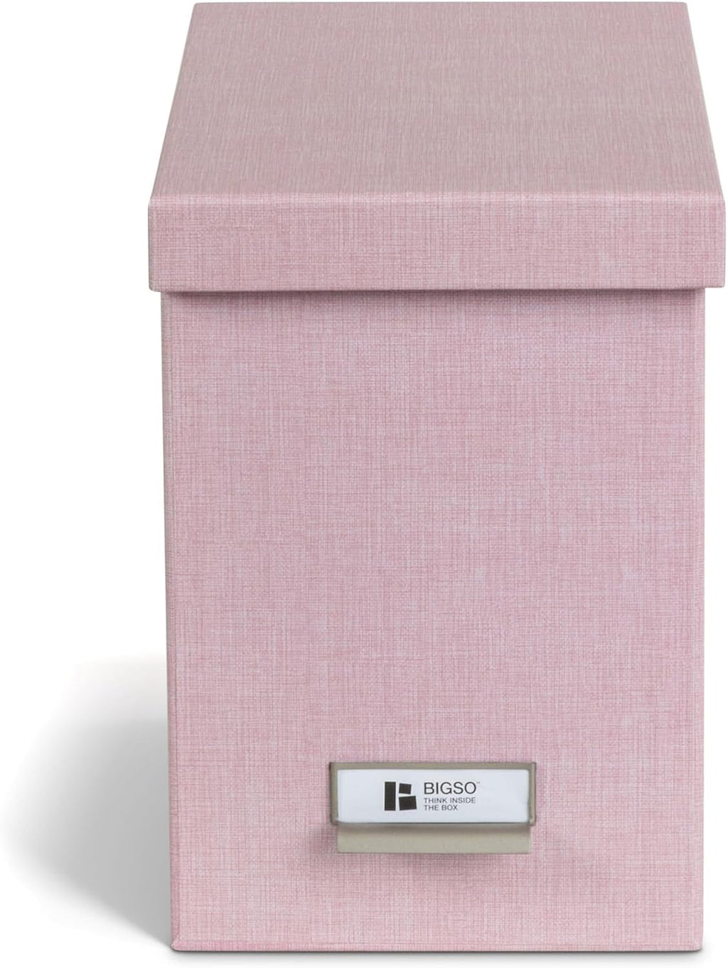 Bigso John Desktop File Box - Storage Solution and Document Organizer for Important Paperwork - Durable Hanging File